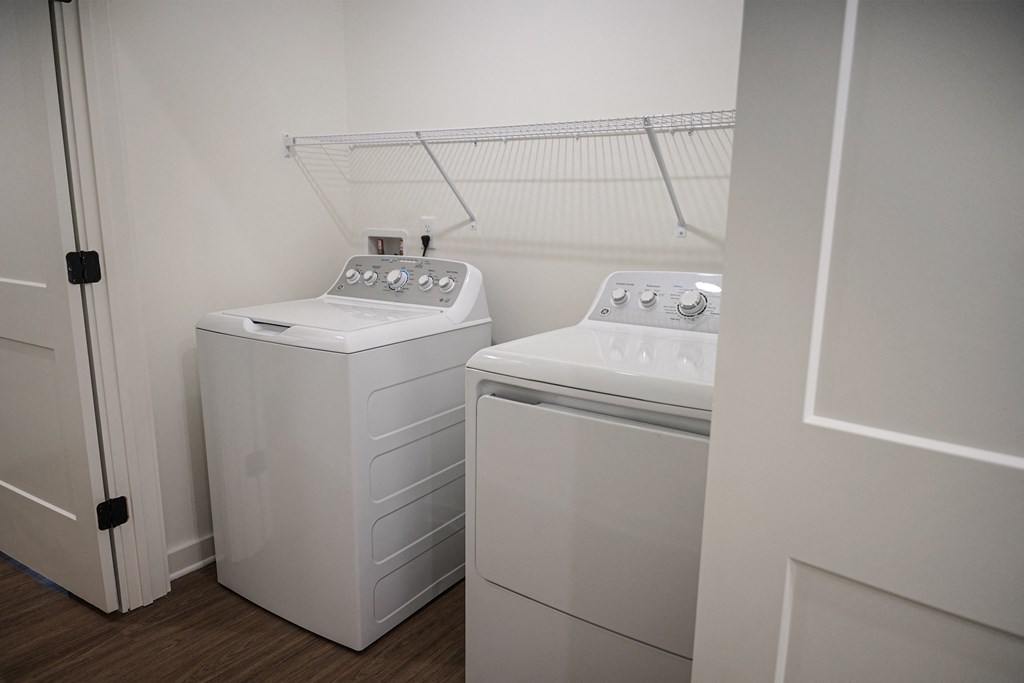 full size washer and dryer at West Row Lofts and Townhomes in Birmingham, AL